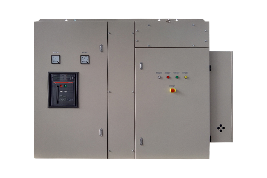 Liquid-cooled VFD cabinet for machine rooms